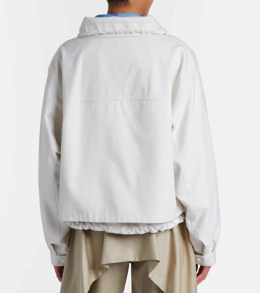 Cotton And Silk Gabardine Jacket