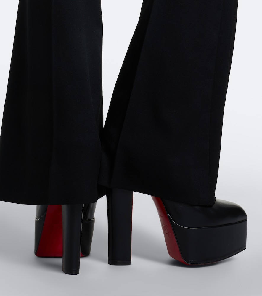 Jenna Leather Platform Ankle Boots