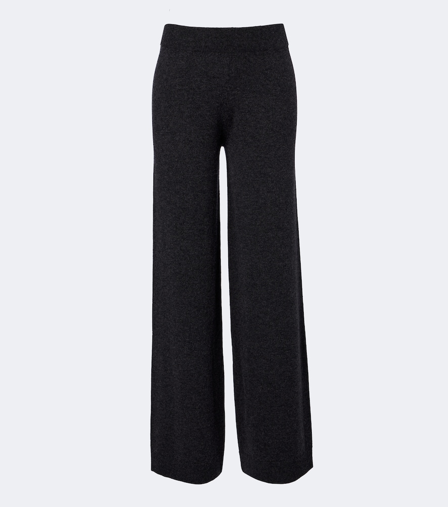 Jardin des Orangers Virgin wool and cashmere wide-leg pants