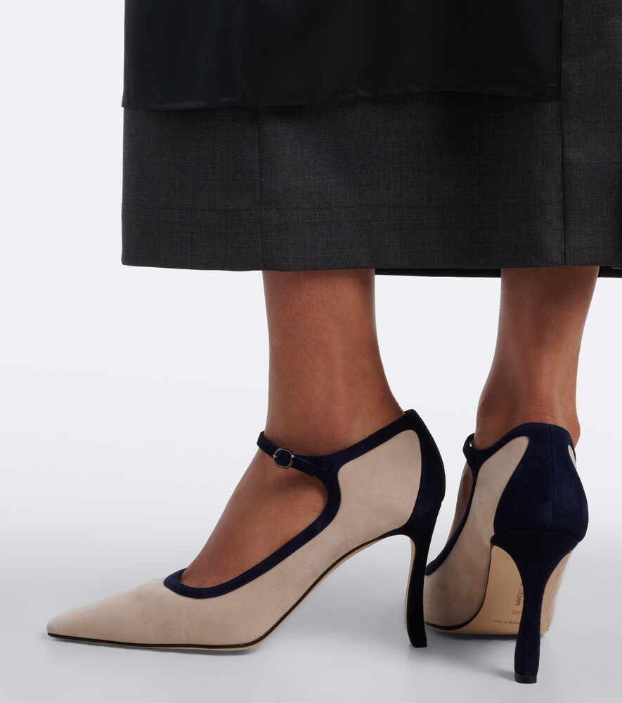 Churla Suede Mary Jane Pumps
