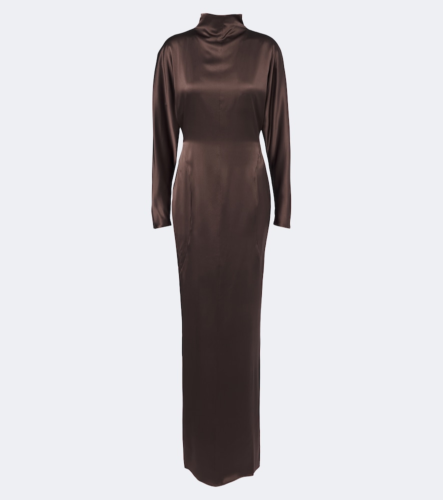 Robe aus Seidensatin