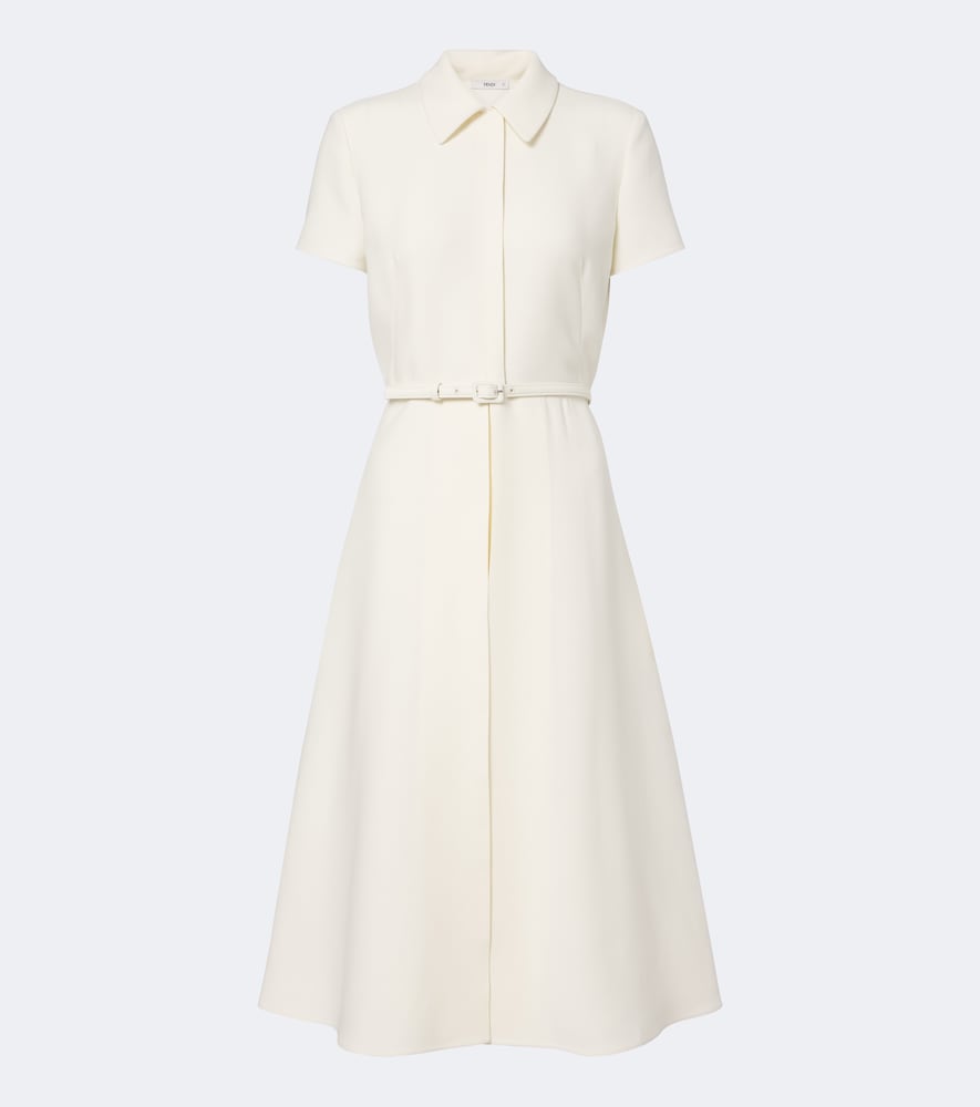 Fendi Robe midi en laine et soie 3600 €