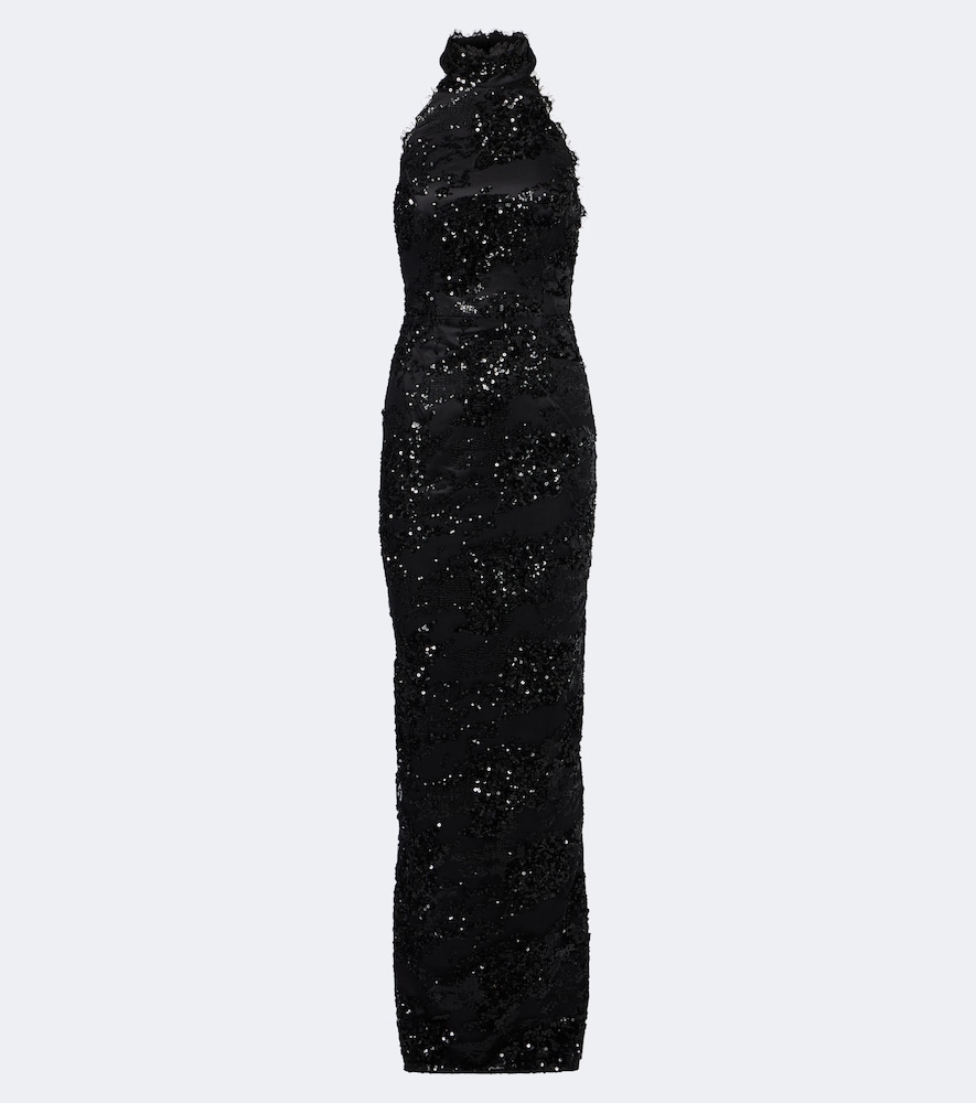 Robe Beau mit Pailletten