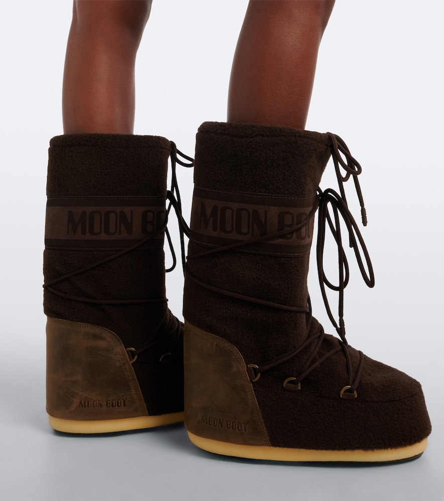 Icon Leather-Trimmed Snow Boots