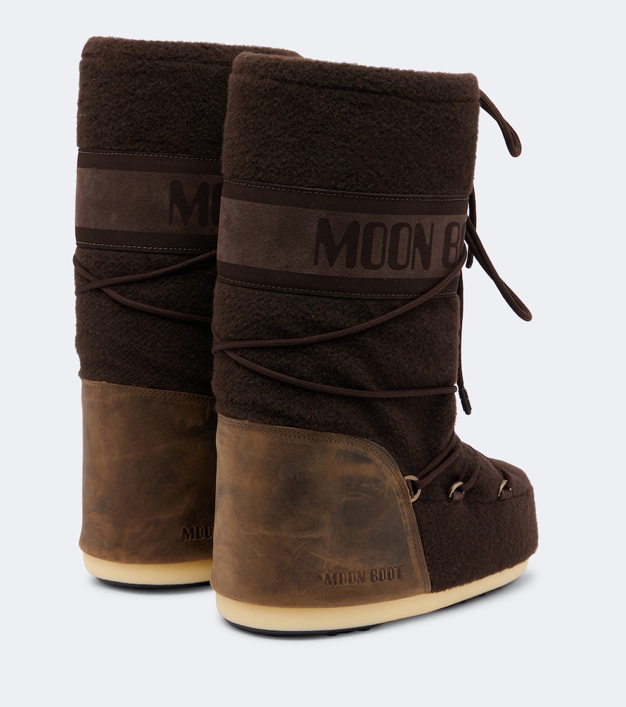Icon Leather-Trimmed Snow Boots