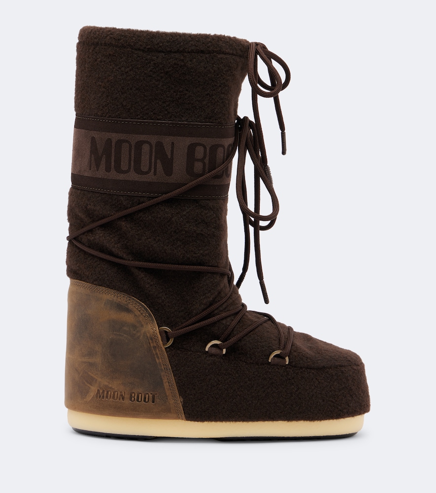 Icon Leather-Trimmed Snow Boots