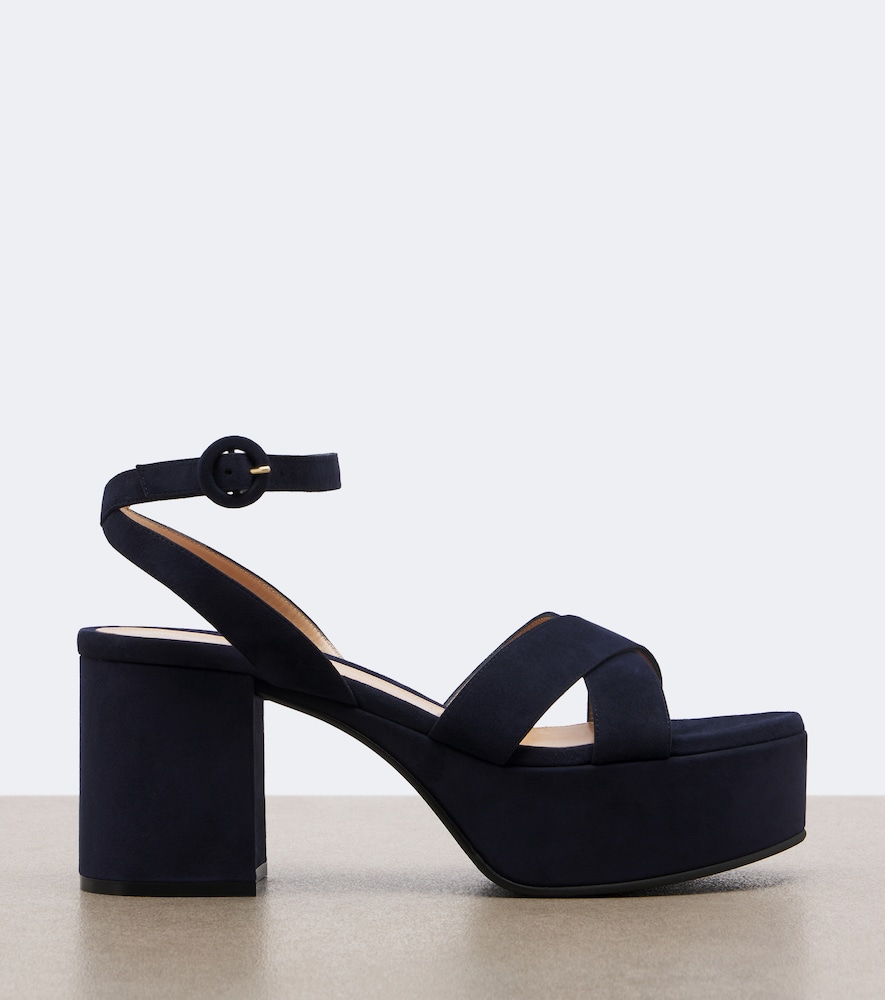 Sabrina Suede Platform Sandals