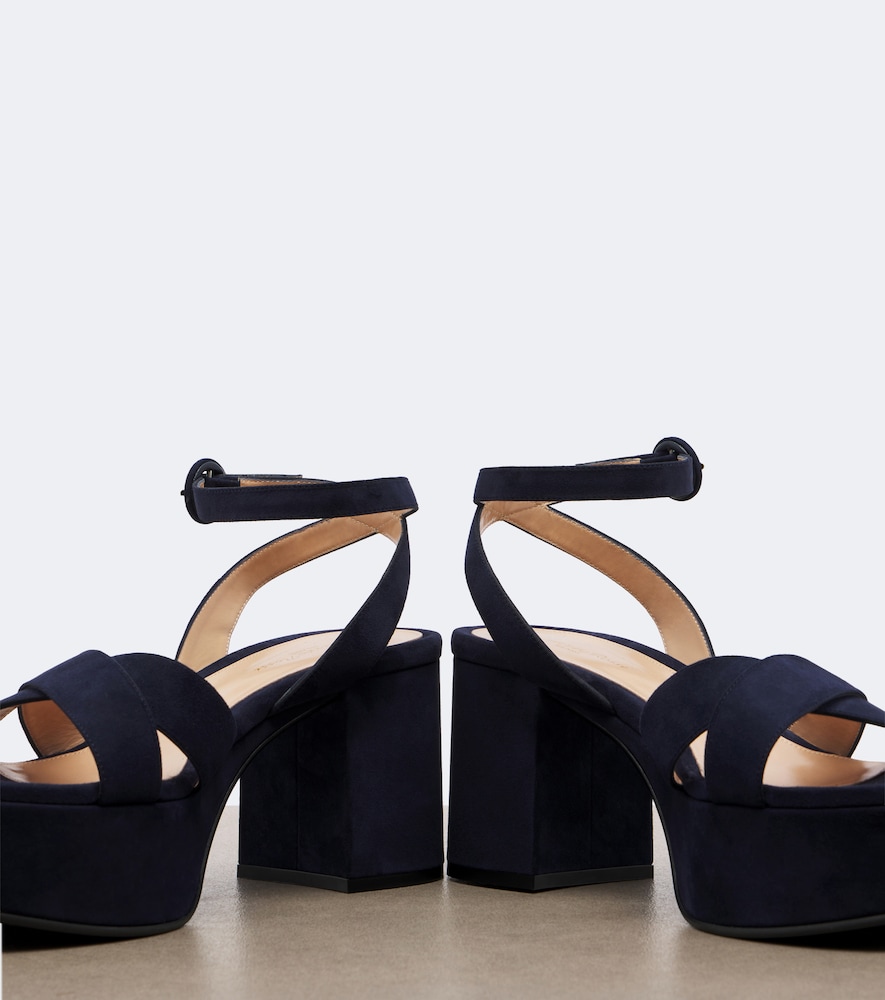Sabrina Suede Platform Sandals