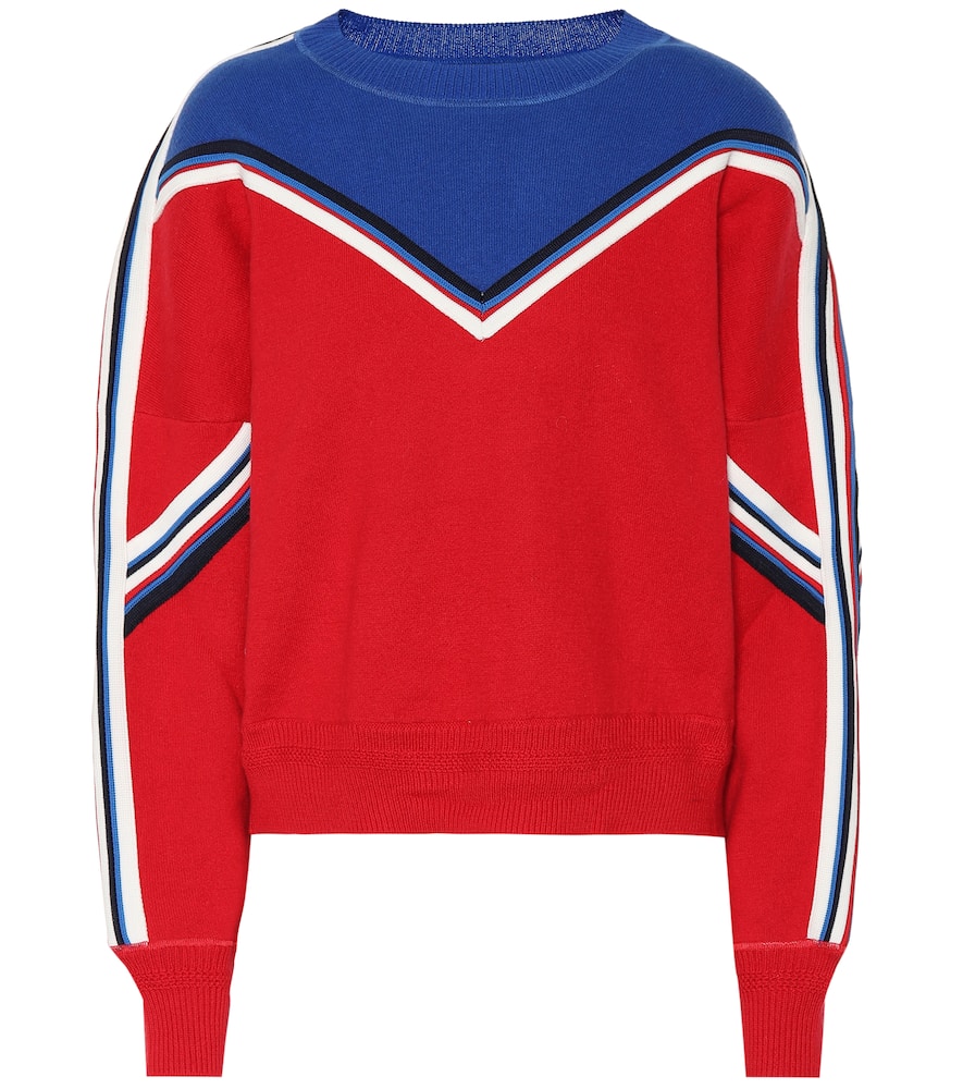 Click to view more detailed imagery on our partner's website Etoile Isabel Marant Isabel Marant Étoile Printed Pattern Knitted Top - Red