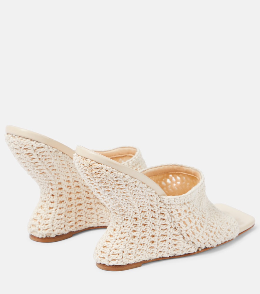  Magda Butrym Magda Butrym Crochet Wedge Sandals 
