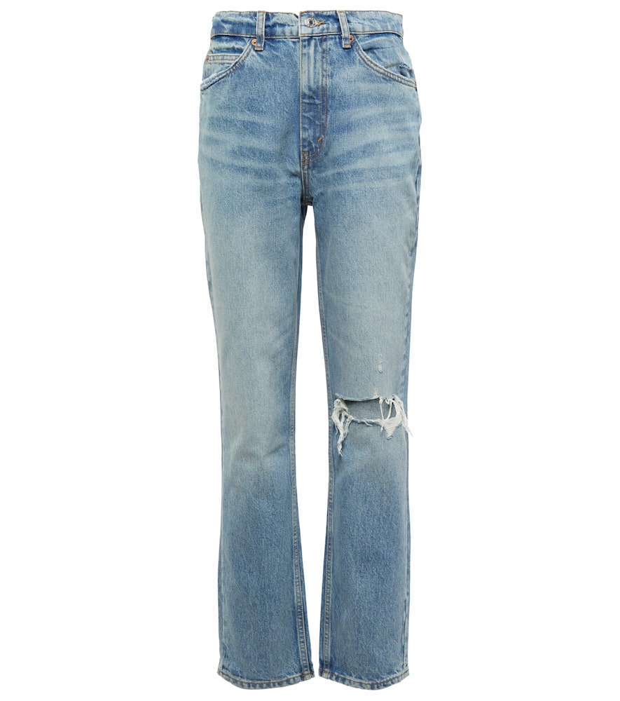 Re/Done 70s Straight high-rise jeans