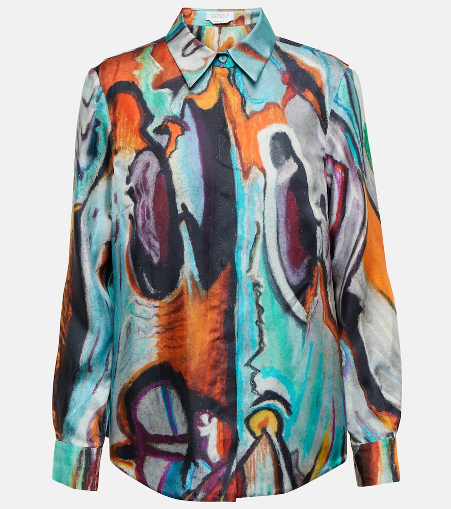 Gabriela Hearst Henri printed silk blouse
