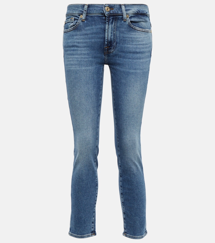 7 For All Mankind Roxanne mid-rise slim jeans