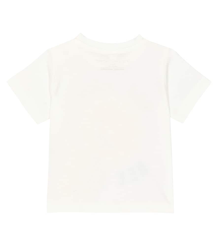 Stella Mccartney Baby Printed Cotton Jersey T-shirt In White