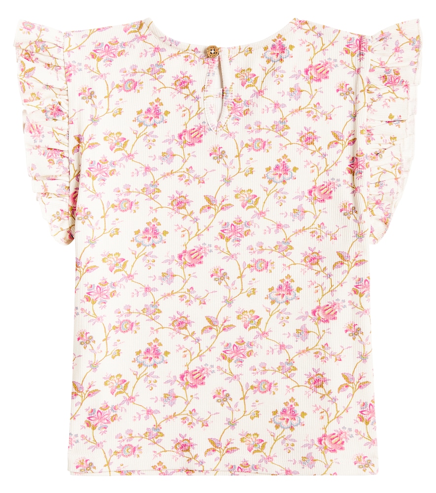  Louise Misha Louise Misha Chemise Hermance En Coton Mélangé à Volants 
