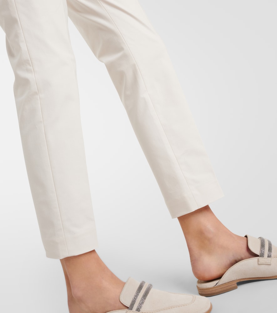  Brunello Cucinelli Brunello Cucinelli Pull Up Low-rise Slim Pants 