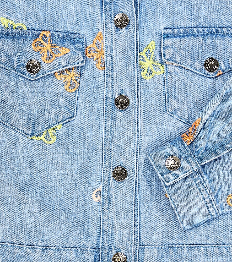  The New Society The New Society Bestickte Jeansjacke Burbank 
