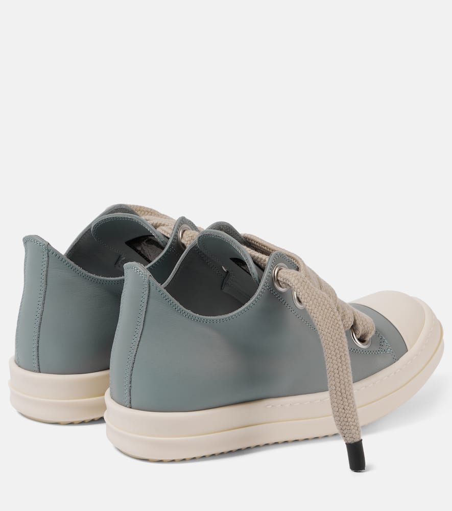 RICK OWENS JUMBO LACE LEATHER SNEAKERS