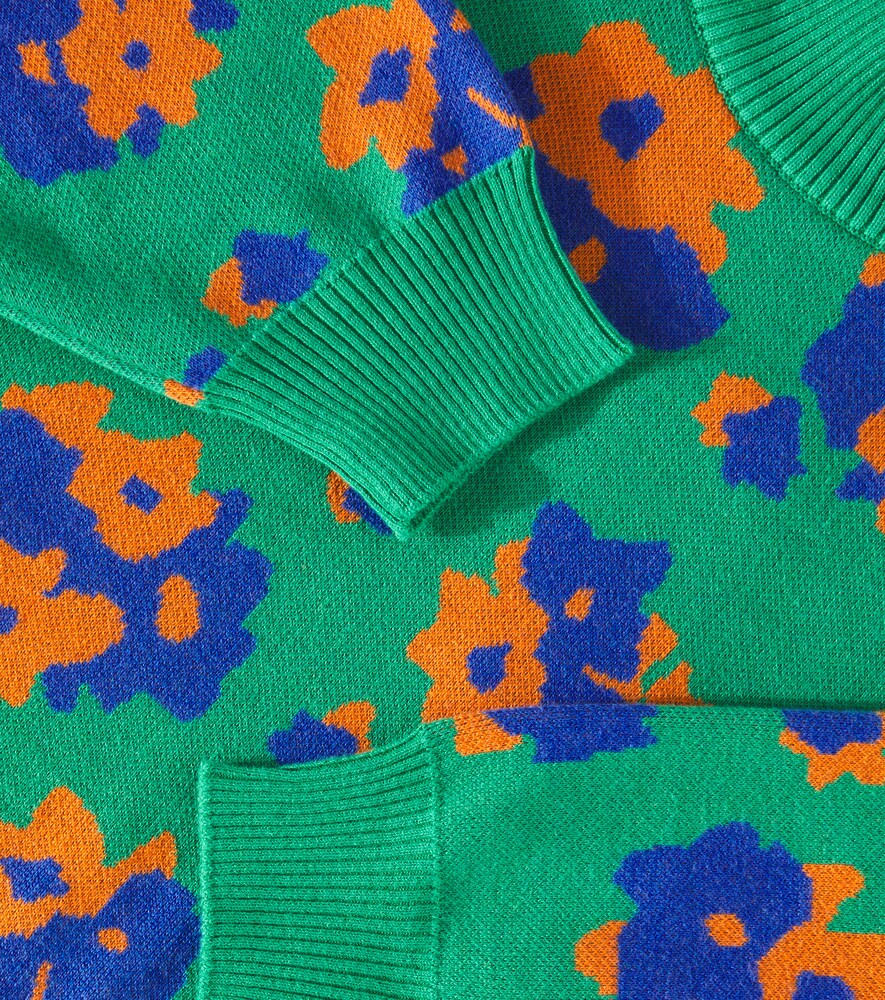  Tinycottons Tinycottons Pullover Flowers Aus Baumwolle Und Wolle 