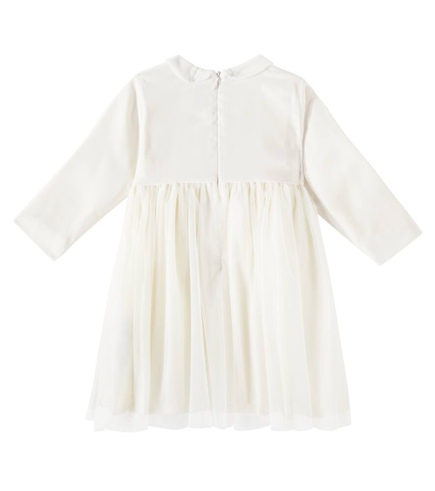 Il Gufo Baby Tulle Dress In White