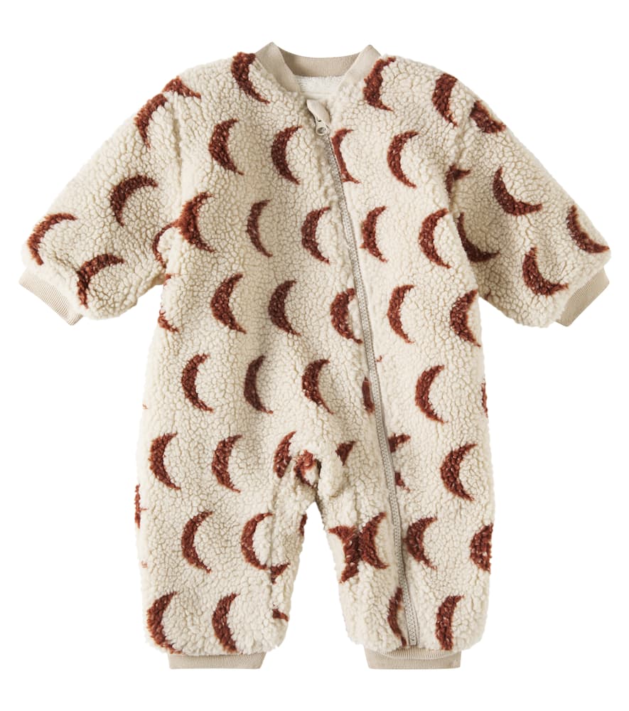 Rylee + Cru Baby printed fleece jumpsuit