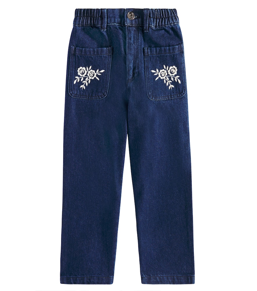 The New Society Danubio embroidered straight jeans