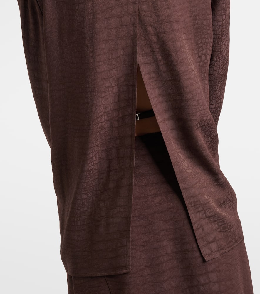 Jacquemus Notte Shirt In Brown