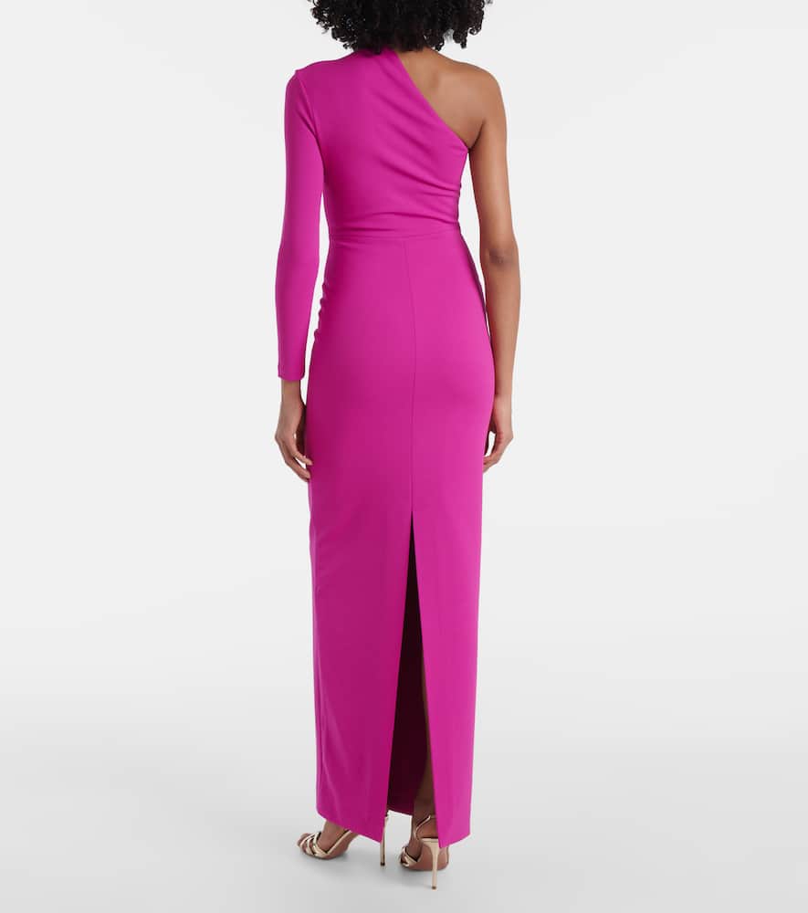 Solace London Joana Long Dress In Pink