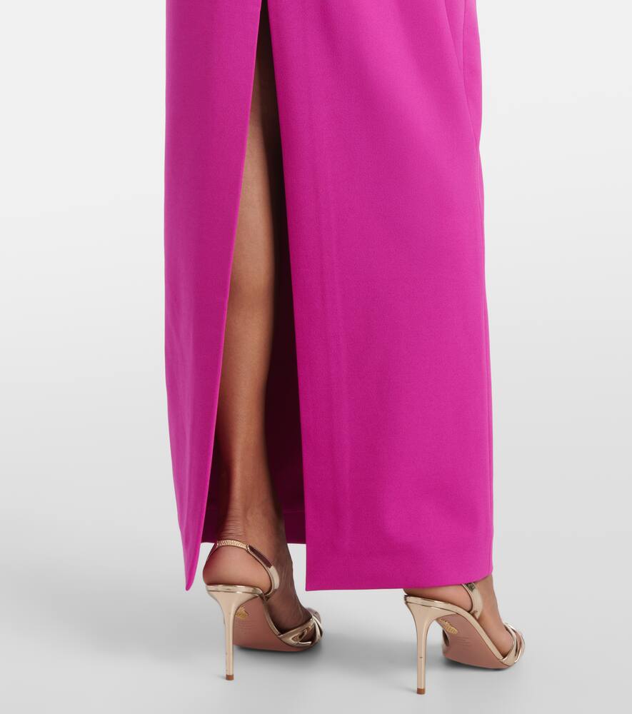Solace London Joana Long Dress In Pink