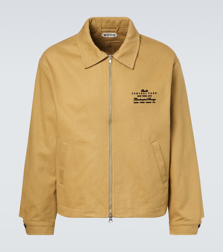Bode Central Park Cotton Blouson Jacket In Multi
