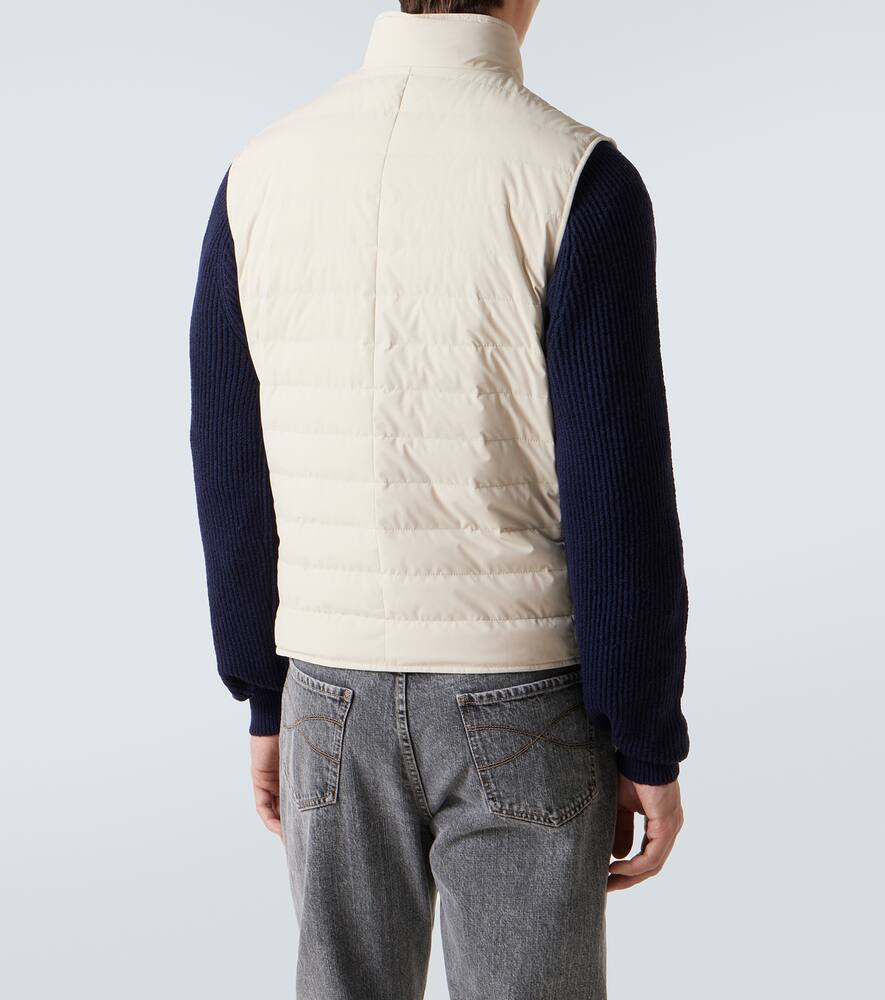 Brunello Cucinelli Lightweight Padded Vest In Neutral