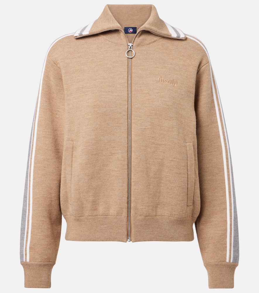 Fusalp Benada Striped Wool Blend Jacket