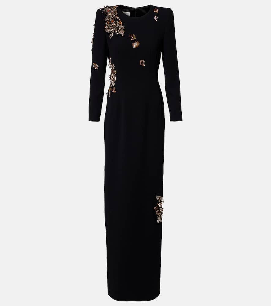 Dries Van Noten Long Sleeve Dress In Black