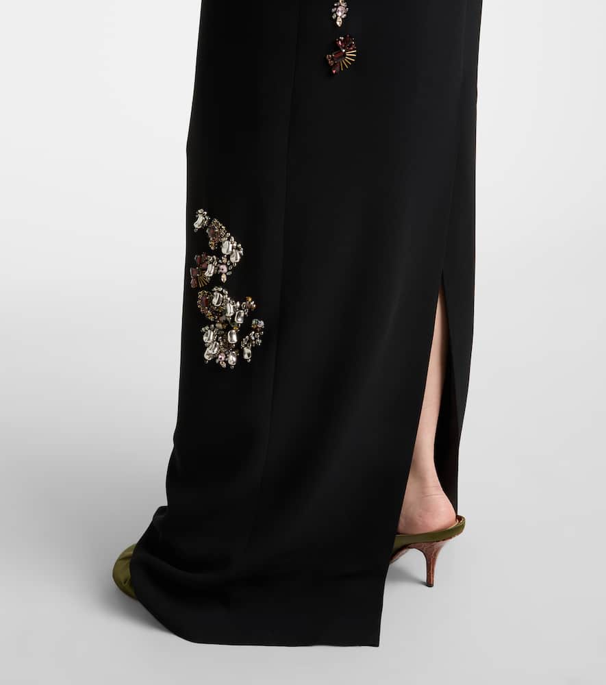 Dries Van Noten Long Sleeve Dress In Black