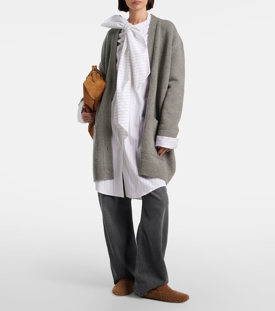 Le Monde Beryl Le Monde Béryl Orlando Shearling Slip-on Shoes In Brown