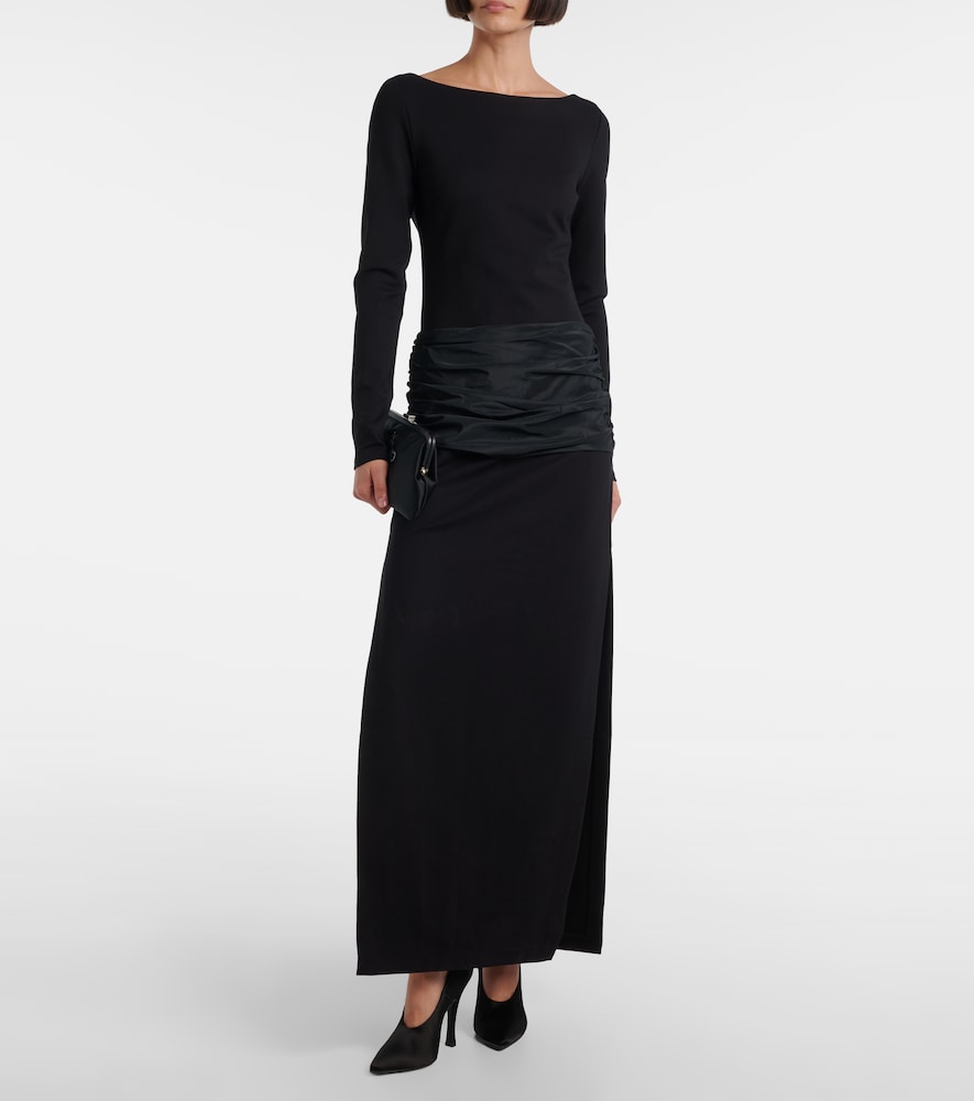 Staud Holland draped maxi dress