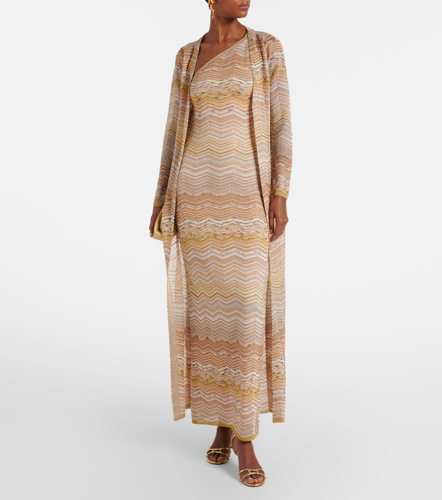 Missoni Zigzag lamé cardigan