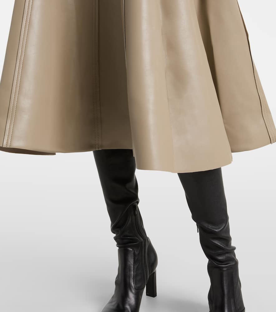 Norma Kamali Grace Midi Dress In Brown