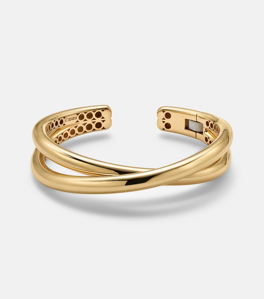 Engelbert Infinity Loop Medium 18kt gold cuff bracelet