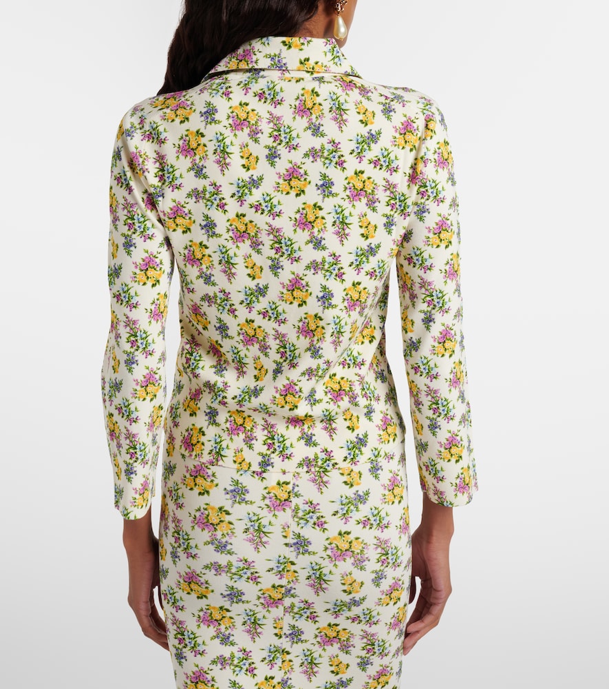  Dolce&gabbana Dolce&gabbana Floral Polo Shirt 