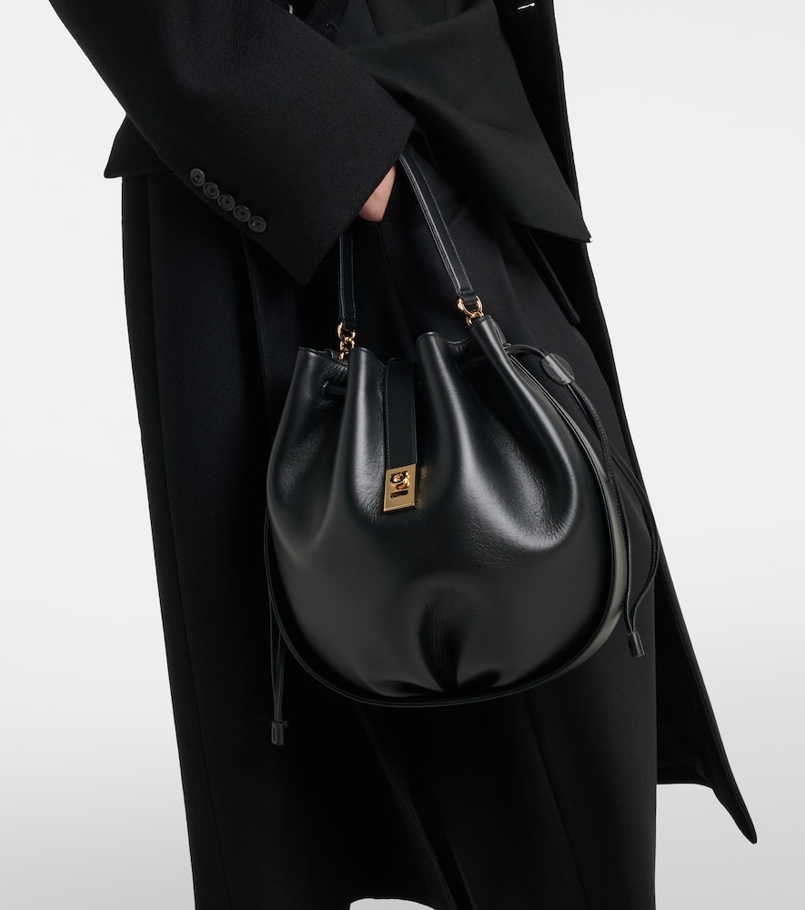 Ferragamo Hug leather bucket bag