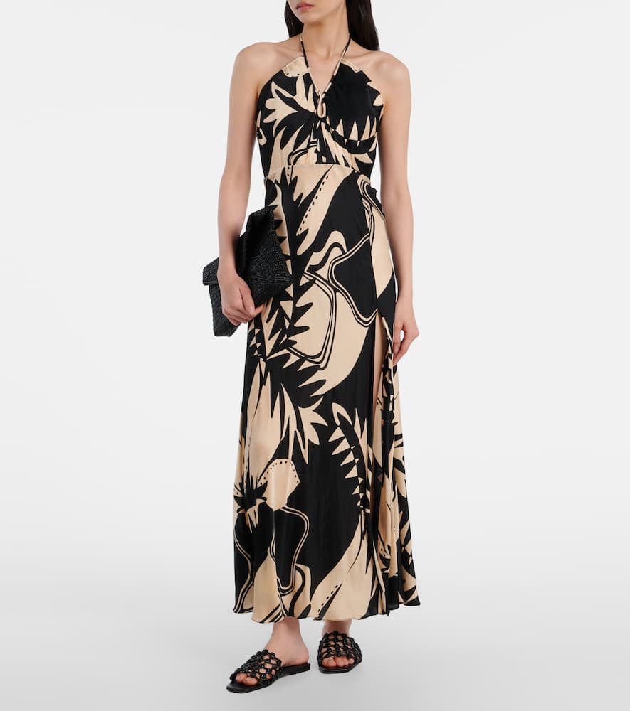 Poupette St Barth Stella Printed Maxi Dress In Multi