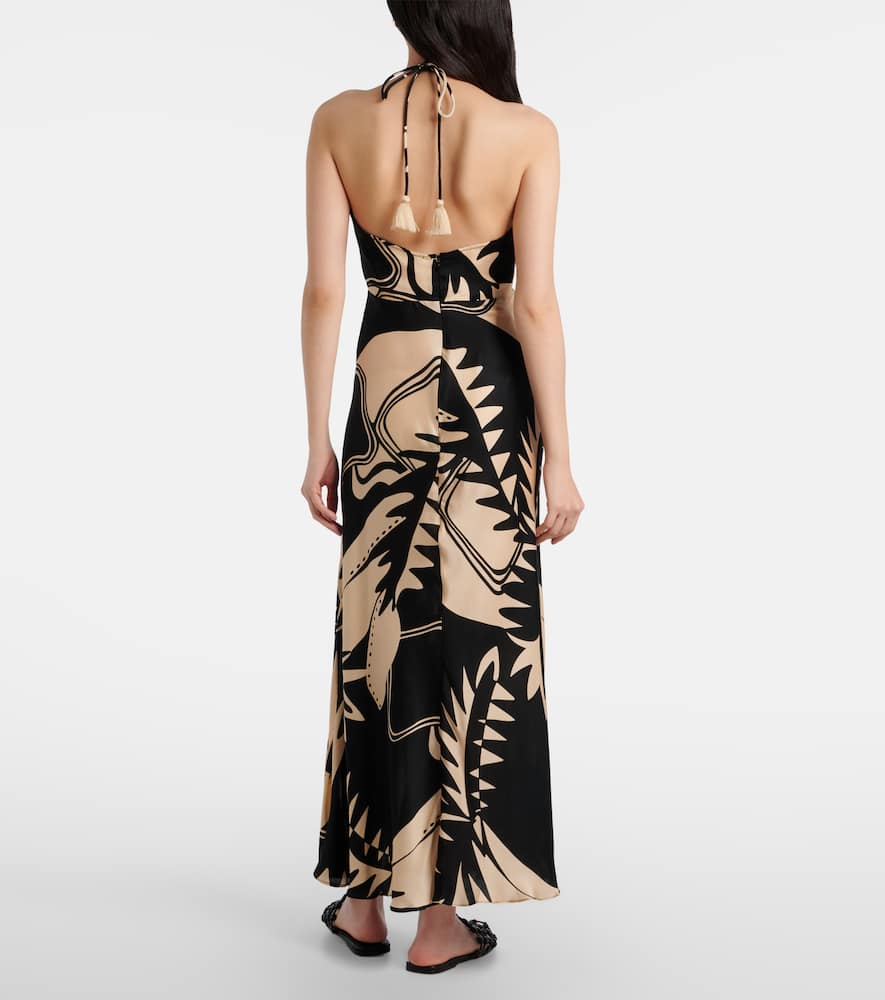 Poupette St Barth Stella Printed Maxi Dress In Multi