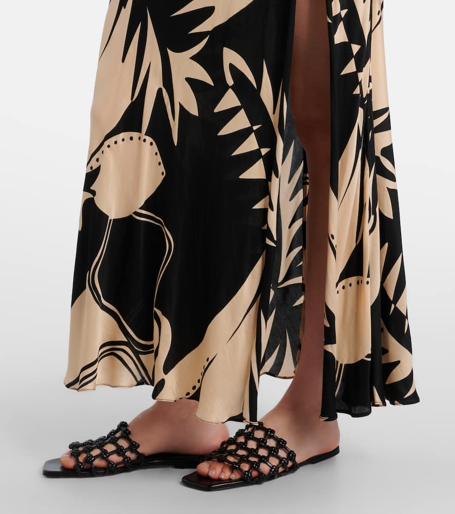Poupette St Barth Stella Printed Maxi Dress In Multi