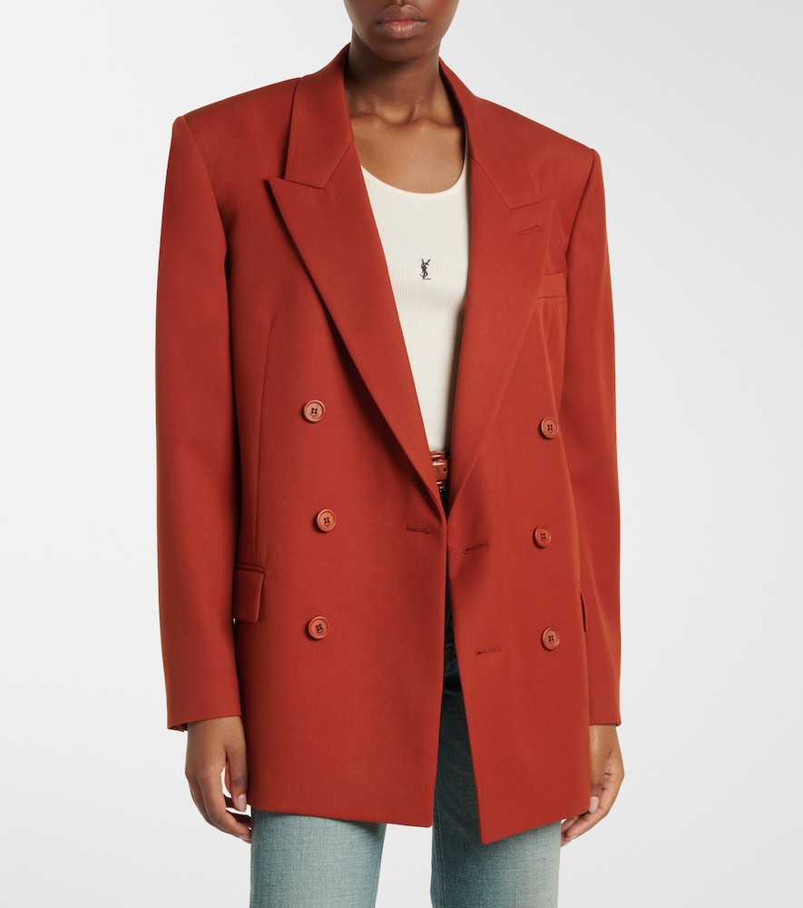 Saint Laurent Wool gabardine blazer