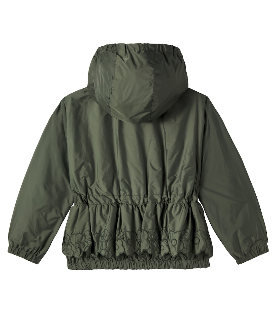  Moncler Enfant Moncler Enfant Manolya Embroidered Technical Jacket 
