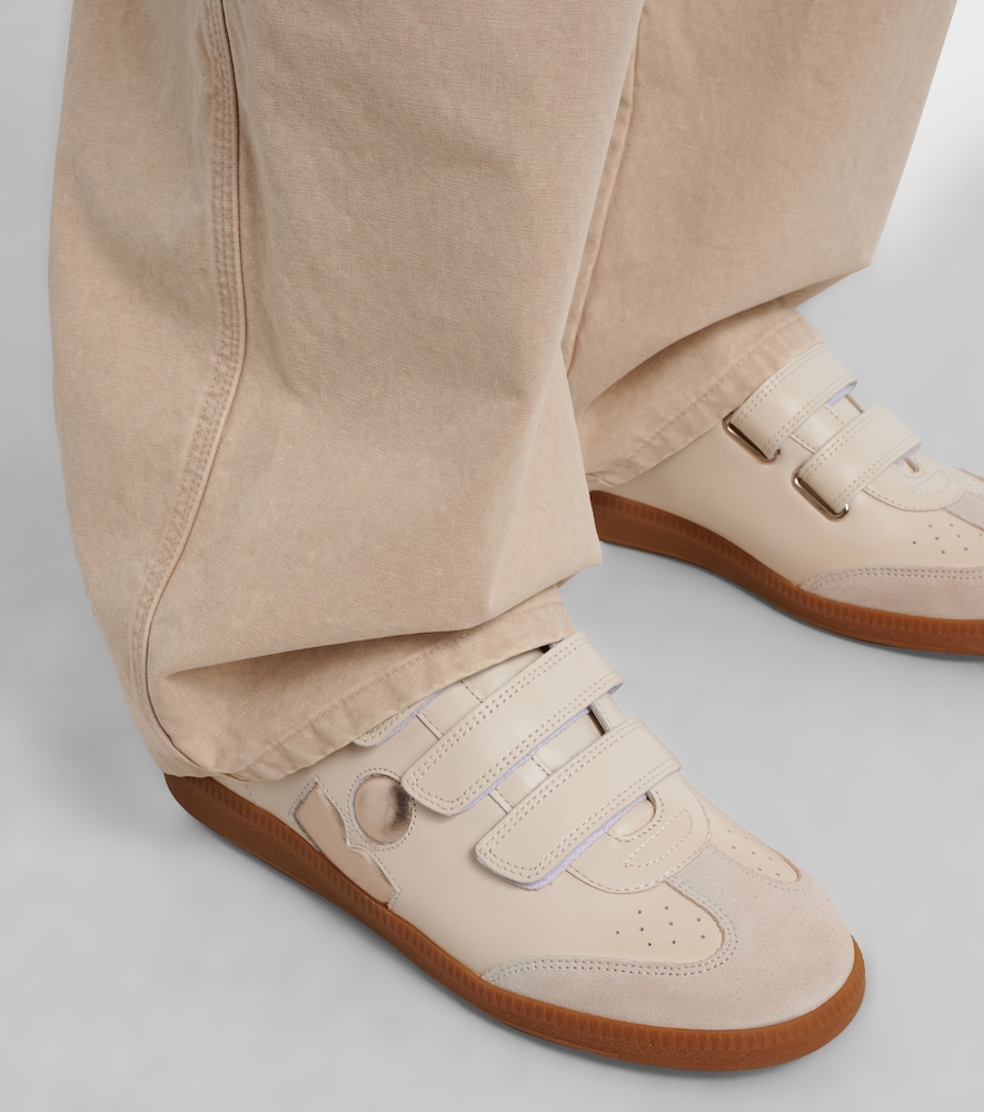 Isabel Marant Beth leather and suede sneakers