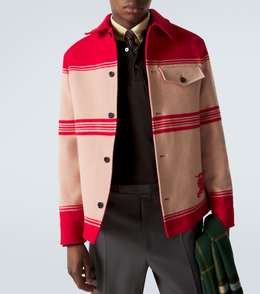  Burberry Burberry Ekd Wool-blend Jacket 