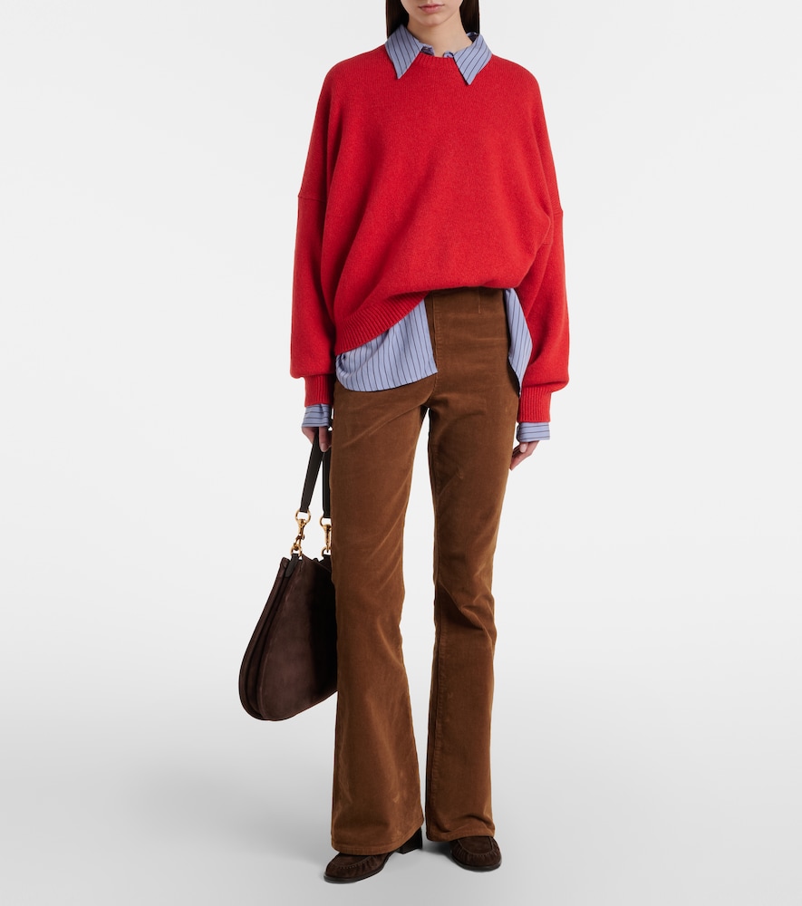 Beverly Off-Duty Corduroy Flared Pants