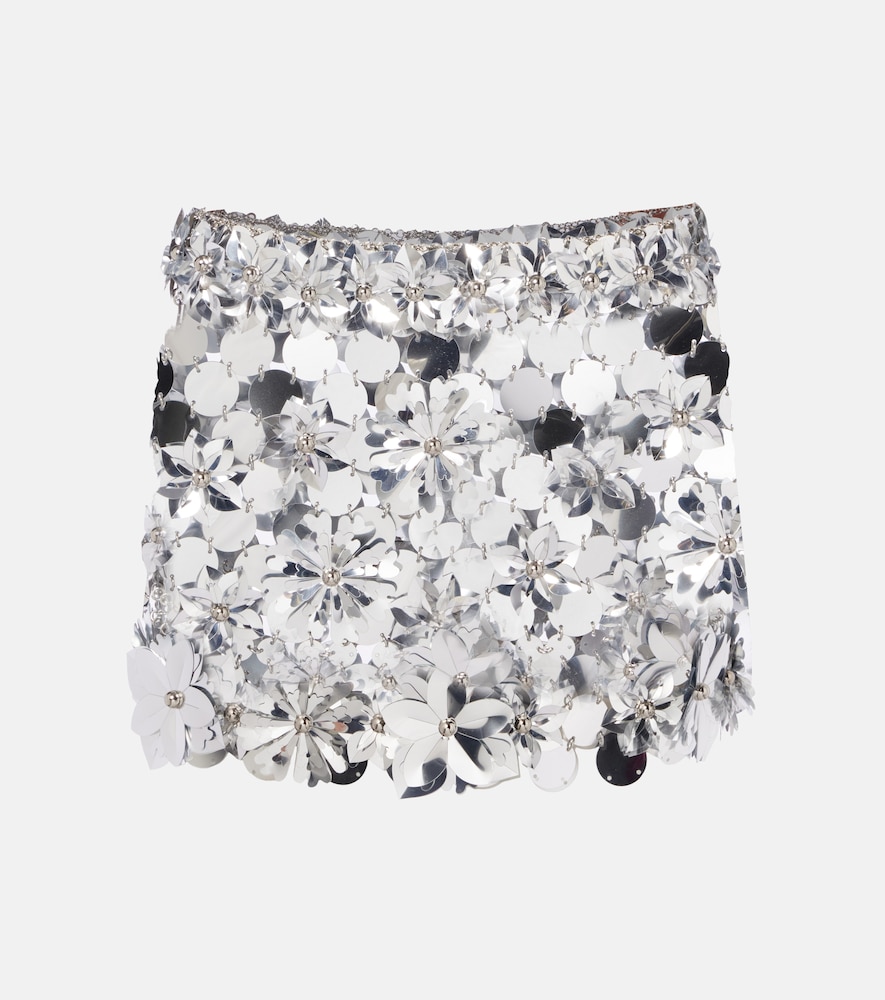 Rabanne Embellished chainmail miniskirt